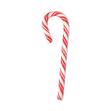 Spangler® Peppermint Candy Canes, 1 oz, 60 Pieces/Jar, 1 Jar/Carton, Ships in 1-3 Business Days (GRR211X0012) Each