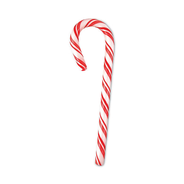 Spangler® Peppermint Candy Canes, 1 oz, 60 Pieces/Jar, 1 Jar/Carton, Ships in 1-3 Business Days (GRR211X0012) Each