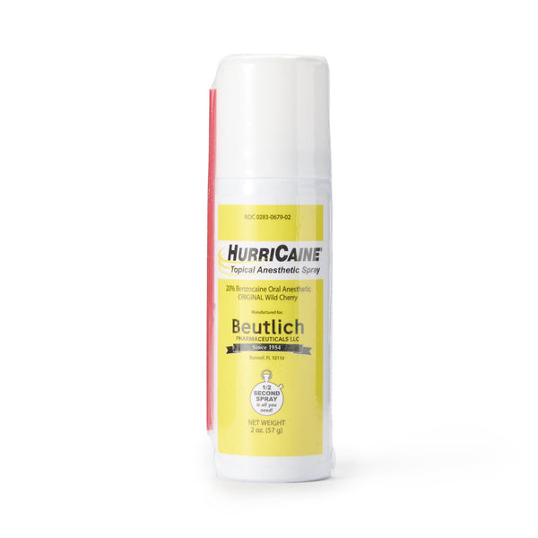HurriCaine® Oral Pain Relief 20% Strength Benzocaine Oral Spray 2 oz. (234370_EA) 1/EA