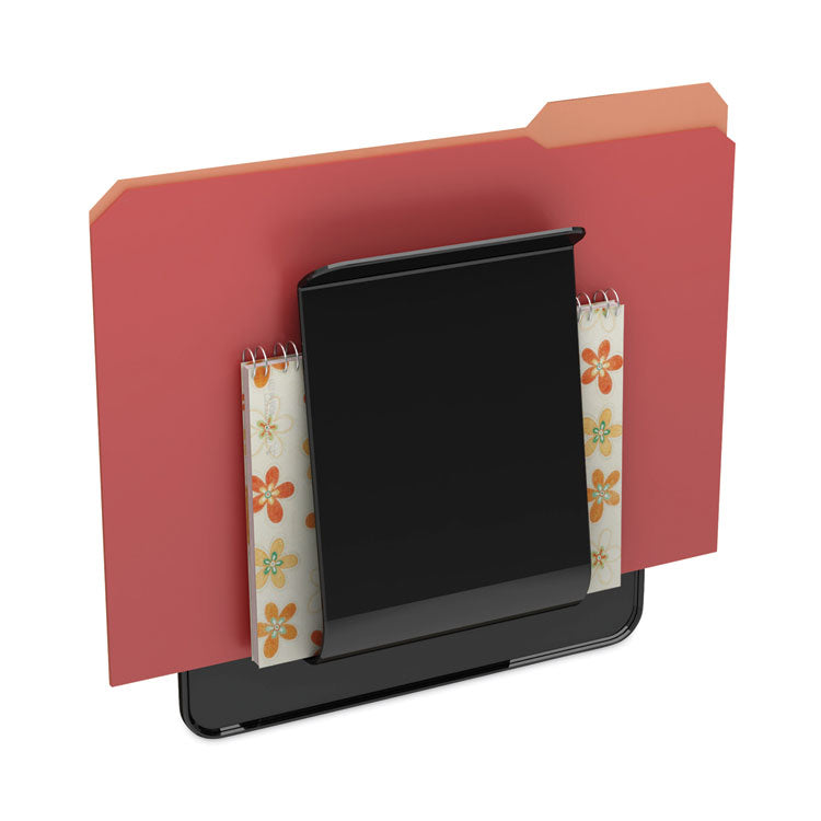 deflecto® Stand Tall Wall File, Legal/Letter/Oversized Size, 9.25" x 10.63", Black (DEF65504H) Each