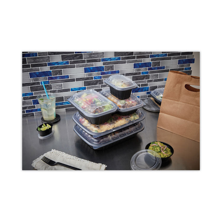 Pactiv Evergreen EarthChoice Entree2Go Takeout Container, 32 oz, 8.66 x 5.75 x 2.72, Black, Plastic, 300/Carton (PCTYCNB9X632000) Case of 300