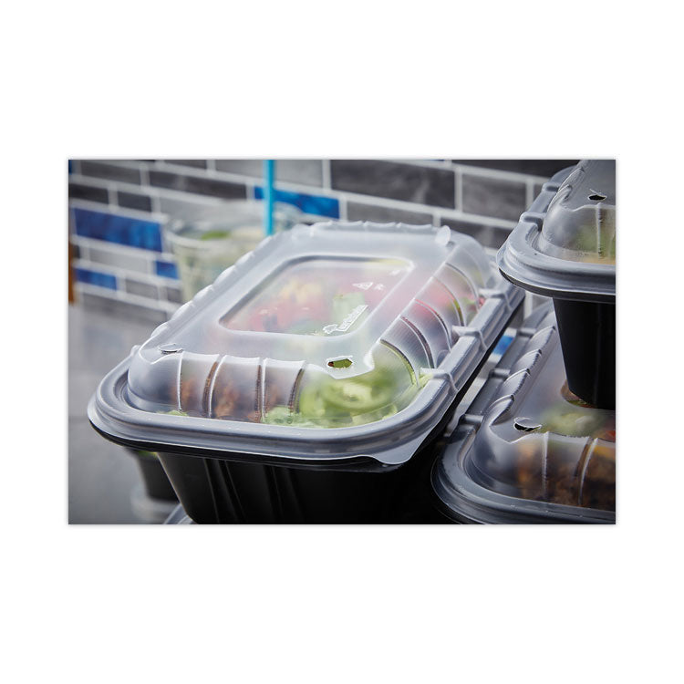 Pactiv Evergreen EarthChoice Entree2Go Takeout Container Vented Lid, 8.67 x 5.75 x 0.98, Clear, Plastic, 300/Carton (PCTYCNV9X6PPDL) Case of 300