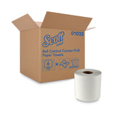 Scott® Essential Roll Center-Pull Towels, 1-Ply, 8 x 12, White, 700/Roll, 6 Rolls/Carton (KCC01032)