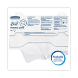 Scott® Personal Seats Sanitary Toilet Seat Covers, 15 x 18, White, 125/Pack, 24 Packs/Carton (KCC07410CT) 24 Packs of 125