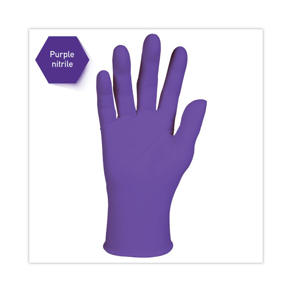 Kimtech™ PURPLE NITRILE Exam Gloves, 242 mm Length, Large, Purple, 100/Box (KCC55083)