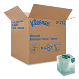 Kleenex® Naturals Facial Tissue for Business, BOUTIQUE POP-UP Box, 2-Ply, White, 90 Sheets/Box, 36 Boxes/Carton (KCC21272)