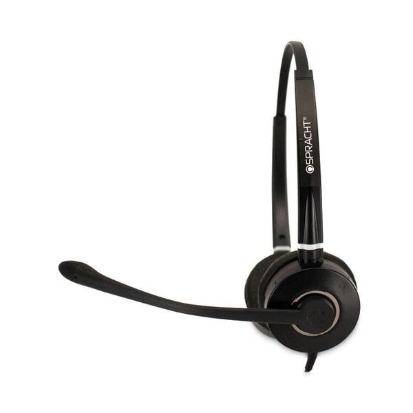 Spracht HS-WD-USB-2 Binaural Over The Head Headset, Black (SPTHSWDUSB2) Each