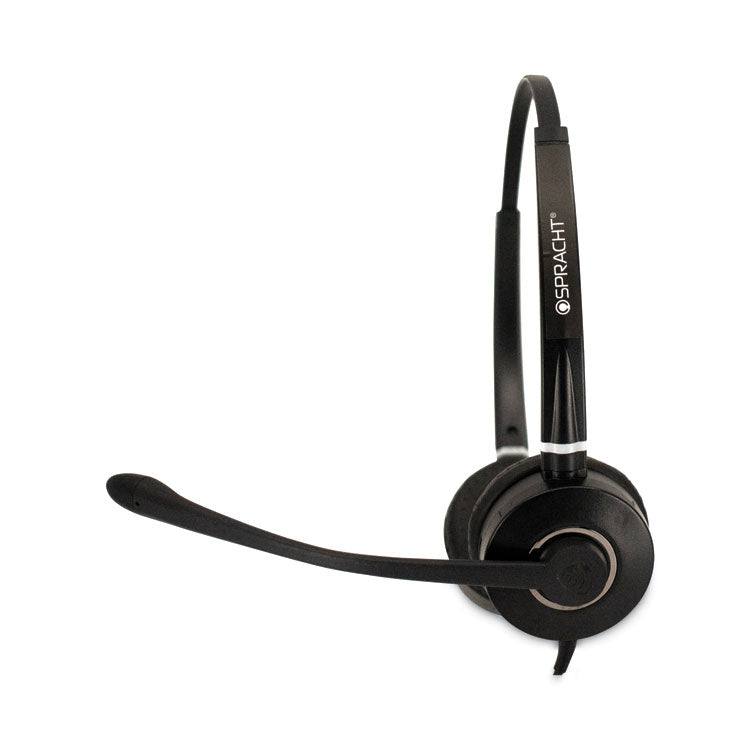 Spracht HS-WD-USB-2 Binaural Over The Head Headset, Black (SPTHSWDUSB2) Each