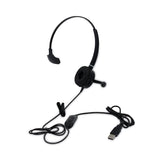 Spracht HS-WD-USB-1 Monaural Over The Head Headset, Black (SPTHSWDUSB1) Each