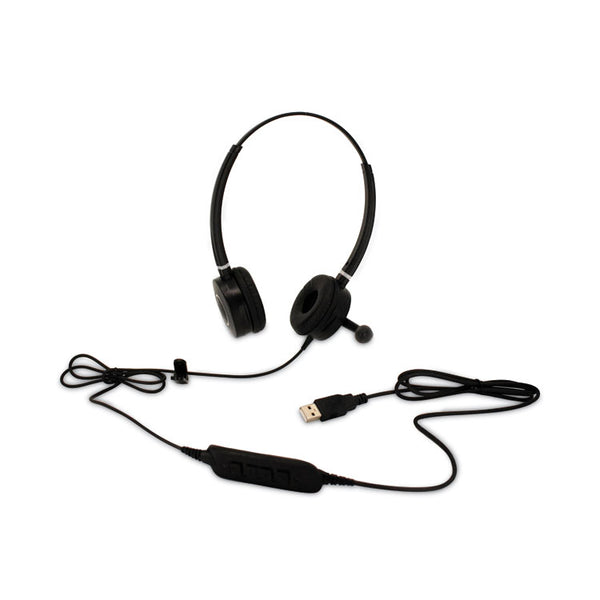 Spracht HS-WD-USB-2 Binaural Over The Head Headset, Black (SPTHSWDUSB2) Each