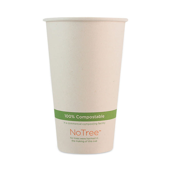 World Centric® NoTree Paper Hot Cups, 16 oz, Natural, 1,000/Carton (WORCUSU16)