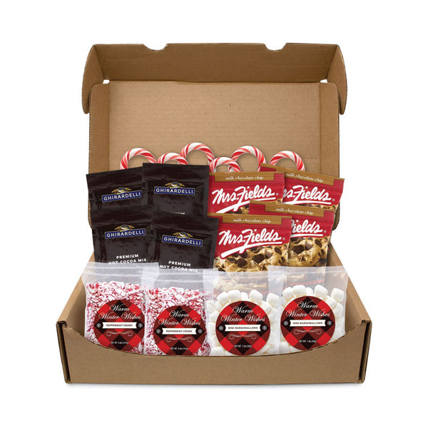 Snack Box Pros Warm Winter Wishes Hot Chocolate Kit, 18 Assorted Items/Box, Ships in 1-3 Business Days (GRR70000117)