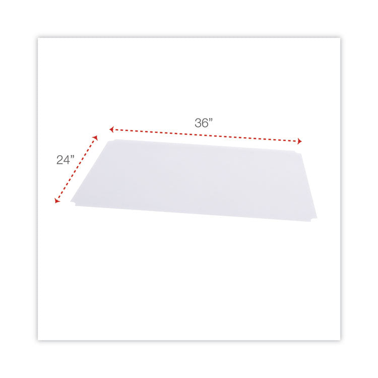 Alera® Shelf Liners For Wire Shelving, Clear Plastic, 36w x 24d, 4/Pack (ALESW59SL3624)