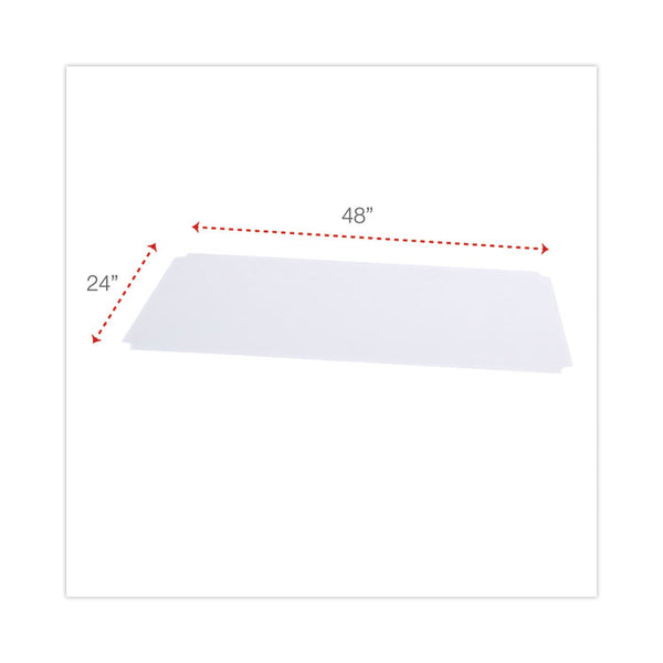 Alera® Shelf Liners For Wire Shelving, Clear Plastic, 48w x 24d, 4/Pack (ALESW59SL4824)