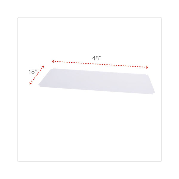 Alera® Shelf Liners For Wire Shelving, Clear Plastic, 48w x 18d, 4/Pack (ALESW59SL4818)