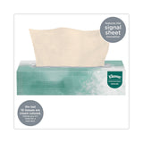 Kleenex® Naturals Facial Tissue for Business, Flat Box, 2-Ply, White, 125 Sheets/Box, 48 Boxes/Carton (KCC21601) Case of 48