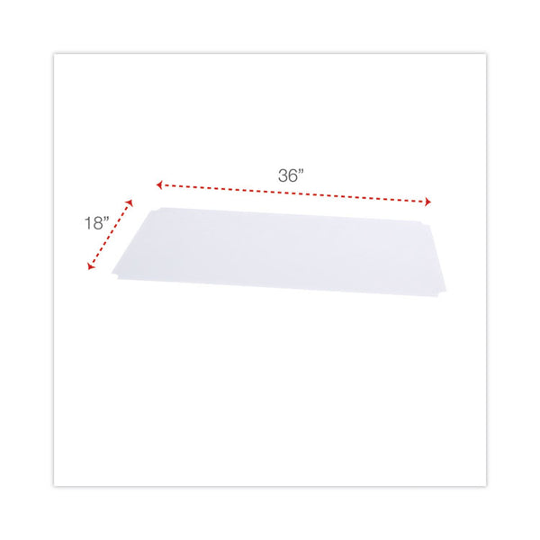 Alera® Shelf Liners For Wire Shelving, Clear Plastic, 36w x 18d, 4/Pack (ALESW59SL3618)