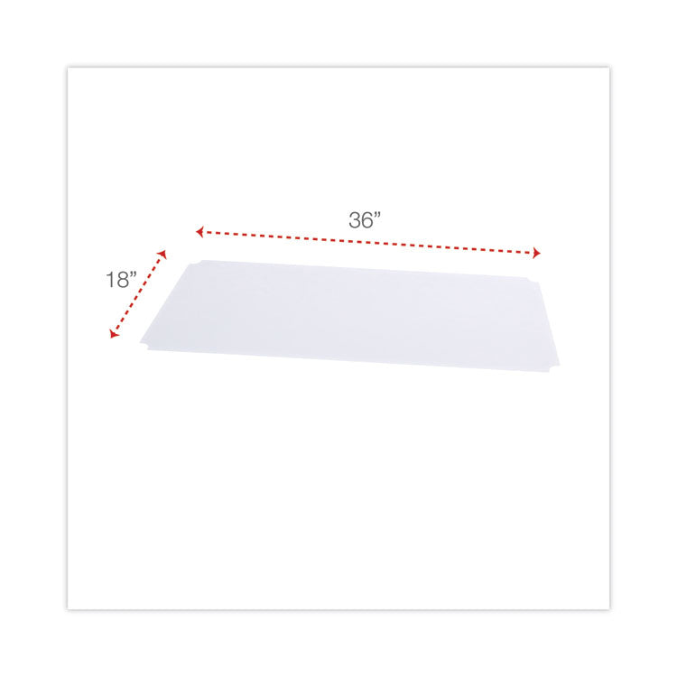 Alera® Shelf Liners For Wire Shelving, Clear Plastic, 36w x 18d, 4/Pack (ALESW59SL3618) Pack of 4