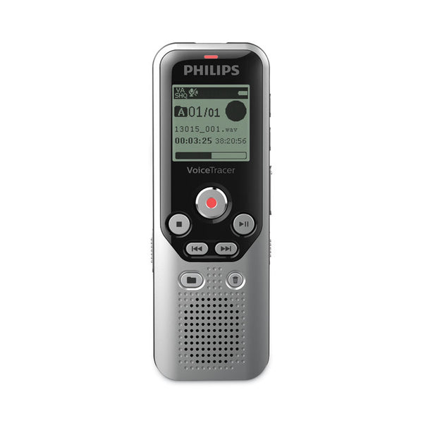 Philips® Voice Tracer DVT1250 Audio Recorder, 8 GB, Black/Silver (PSPDVT1250) Each