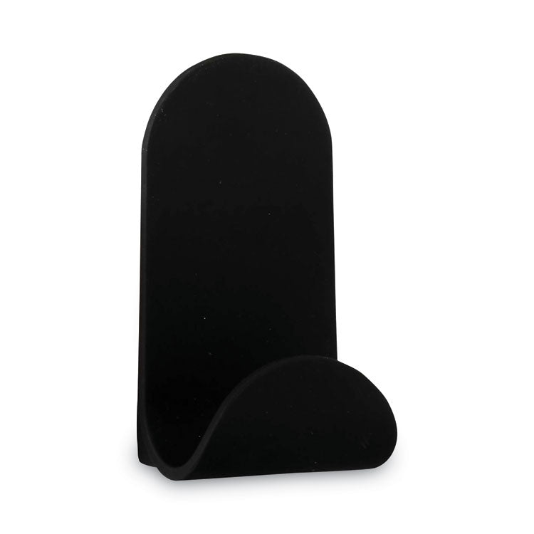 Duck® EasyMounts Medium J-Hook, Medium, Matte Black, 15 lb Capacity, 1 Hook (DUC287390) Each