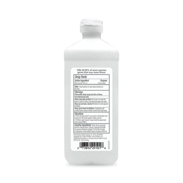 PURELL® Advanced Instant Gel Hand Sanitizer, 16 oz Pump Bottle, Clean Scent (GOJ963612PEA)