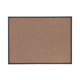 Universal® Tech Cork Board, 48 x 36, Brown Surface, Black Aluminum Frame (UNV43023)