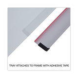 Universal® Frameless Glass Marker Board, 48 x 36, White Surface (UNV43233)