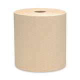 Scott® Essential Hard Roll Towels for Business, 1-Ply, 8" x 800 ft, 1.5" Core, Natural, 12 Rolls/Carton (KCC04142)