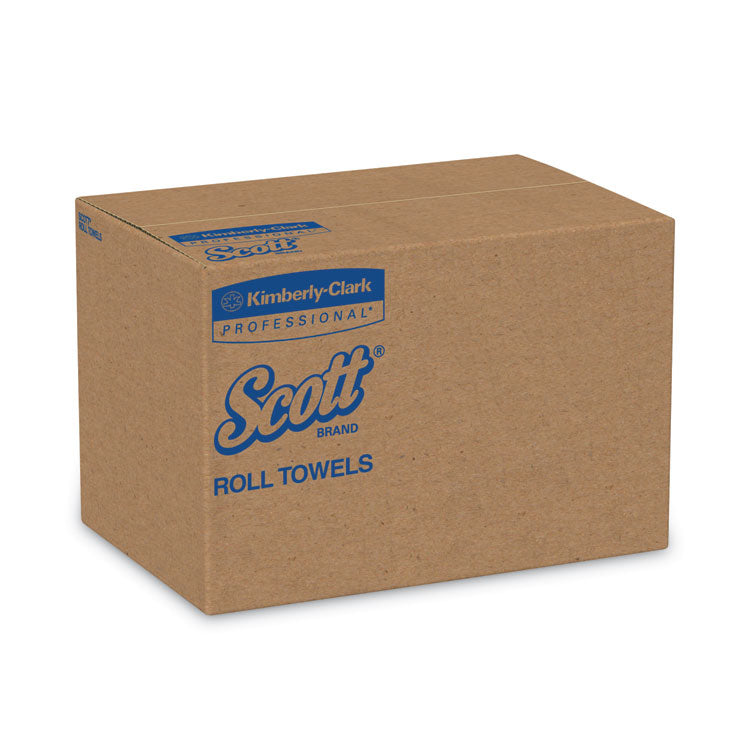 Scott® Essential Hard Roll Towels for Business, 1-Ply, 8" x 800 ft, 1.5" Core, Natural, 12 Rolls/Carton (KCC04142)