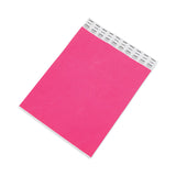 Advantus Crowd Management Wristbands, Sequentially Numbered, 9.75" x 0.75", Neon Pink, 500/Pack (AVT91121) Pack of 500