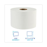 Boardwalk® Boardwalk Green Xtra Controlled Bath Tissue, OptiCore, Septic Safe, 2-Ply, White, 1,000/Roll, 36 Rolls/Carton (BWK45XTRA) Case of 36