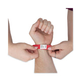 Advantus Crowd Management Wristbands, Sequentially Numbered, 10" x 0.75", Red, 100/Pack (AVT75441) Pack of 100