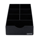 Vertiflex® Commercial Grade Condiment Caddy, 7 Compartments, 8.75 x 16 x 5.25, Black (VRTVFCC169) Each