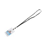 Advantus Deluxe Safety Lanyards, Metal Clip Fastener, 36" Long, Black, 24/Box (AVT75403) Box of 24