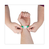 Advantus Crowd Management Wristbands, Sequentially Numbered, 10" x 0.75", Green, 100/Pack (AVT75443) Pack of 100