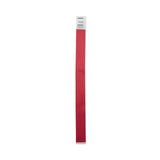 Advantus Crowd Management Wristbands, Sequentially Numbered, 10" x 0.75", Red, 100/Pack (AVT75441) Pack of 100