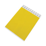 Advantus Crowd Management Wristbands, Sequentially Numbered, 10" x 0.75", Yellow, 100/Pack (AVT75444) Pack of 100