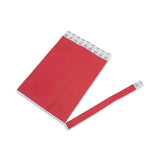 Advantus Crowd Management Wristbands, Sequentially Numbered, 10" x 0.75", Red, 100/Pack (AVT75441) Pack of 100