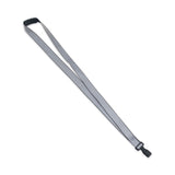 Advantus Deluxe Safety Lanyards, Metal J-Hook Style, 36" Long, Black, 24/Box (AVT75404) Box of 24