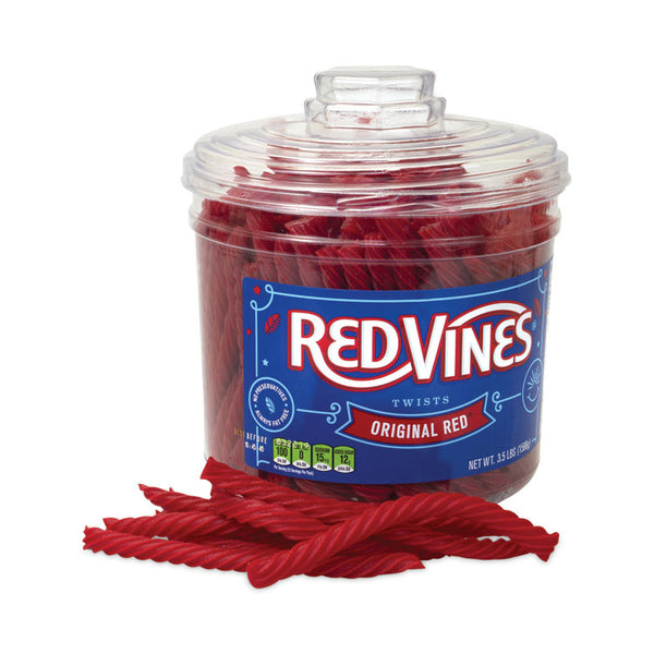 Red Vines® Original Red Twists, 3.5 lb Tub, Ships in 1-3 Business Days (GRR20906016)