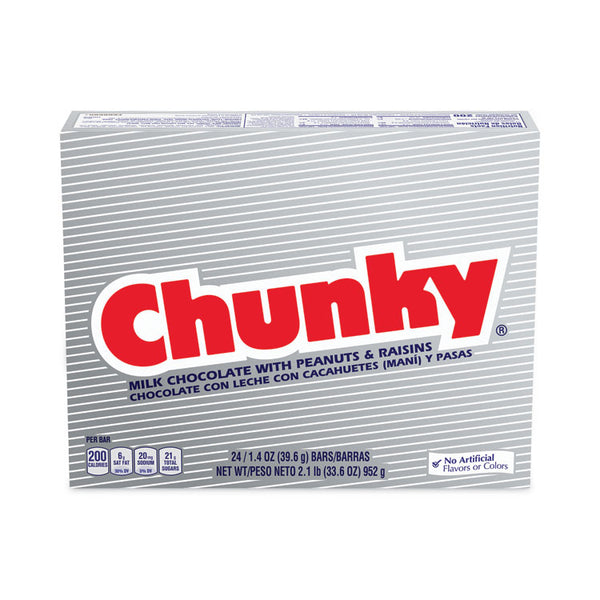 Nestlé® Chunky Bar, Individually Wrapped, 1.4 oz, 24/Carton, Ships in 1-3 Business Days (GRR20900162)