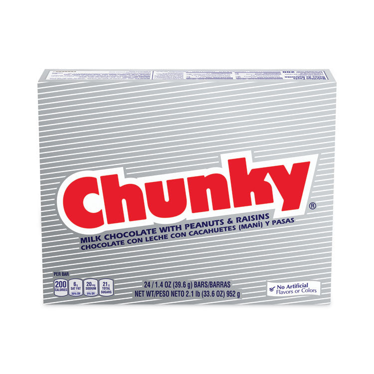 Nestlé® Chunky Bar, Individually Wrapped, 1.4 oz, 24/Carton, Ships in 1-3 Business Days (GRR20900162) Each