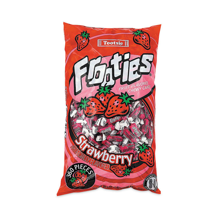 Tootsie Roll® Frooties, Strawberry, 38.8 oz Bag, 360 Pieces/Bag, Ships in 1-3 Business Days (GRR20900090) Each