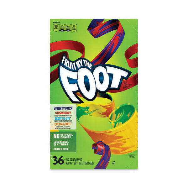 Betty Crocker™ Fruit By The Foot Variety Pack, Assorted Flavors, 0.75 oz, 36 Pouches/Carton, Ships in 1-3 Business Days (GRR20900408)