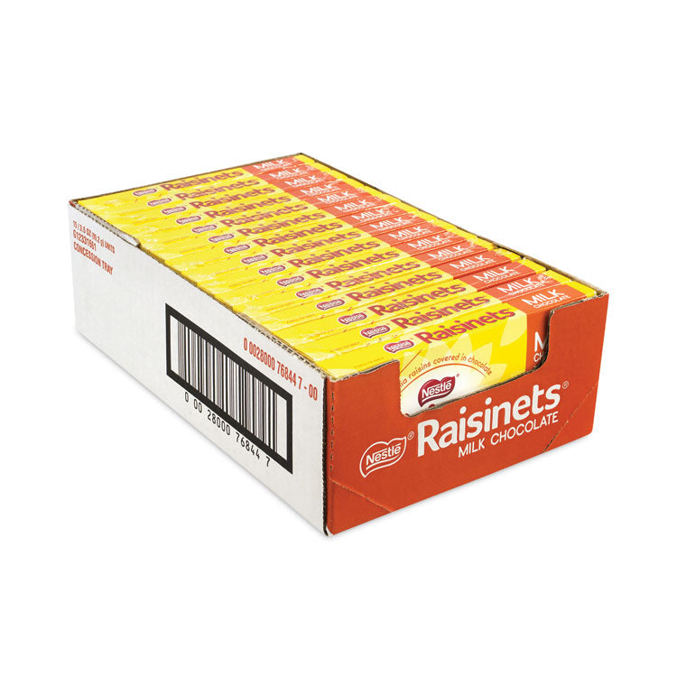 Nestlé® Raisinets Milk Chocolate Candy Raisins, 3.5 oz Box, 15 Boxes/Carton, Ships in 1-3 Business Days (GRR20902540) Each