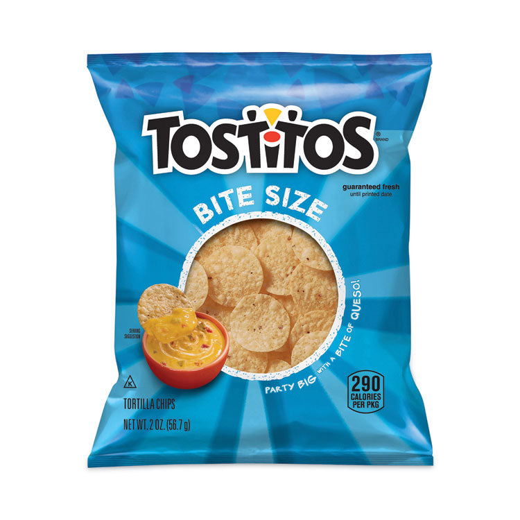 Tostitos® Bite Size Tortilla Chips, 2 oz Bag, 64 Bags/Carton, Ships in 1-3 Business Days (GRR29500067) Each