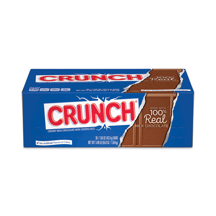 Nestlé® Crunch Bar, Individually Wrapped, 1.55 oz, 36/Carton, Ships in 1-3 Business Days (GRR20900164) Each