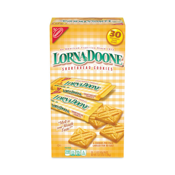 Nabisco® Lorna Doone Shortbread Cookies, 1.5 oz Packet, 30 Packets/Carton, Ships in 1-3 Business Days (GRR22001042)