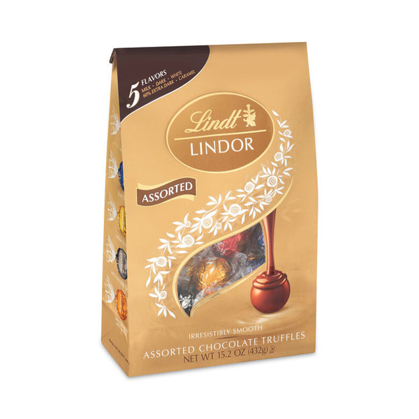 Lindt Lindor Assorted Truffles Platinum Bag, 15 oz, 36 Pieces, Ships in 1-3 Business Days (GRR30101027) Each