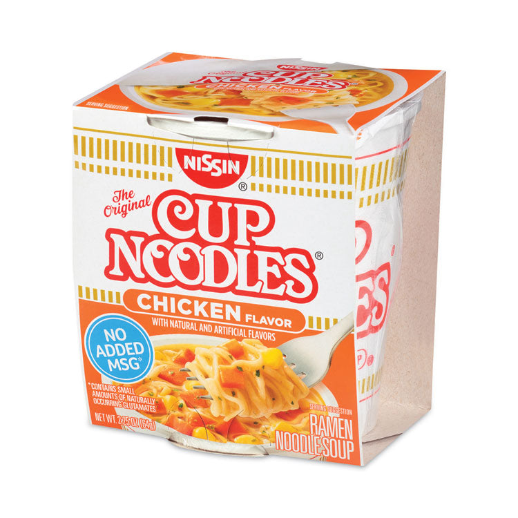 Nissin® Cup Noodles, Chicken, 2.25 oz Cup, 24 Cups/Carton, Ships in 1-3 Business Days (GRR22000498) Each